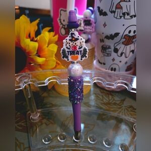 Purple Halloween Themed Pen